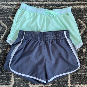 Womens XS lot/2 running shorts Eddie Bauer
